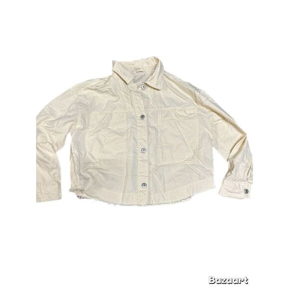 Love Notes Oversized Button Down Top size small - Picture 2 of 11